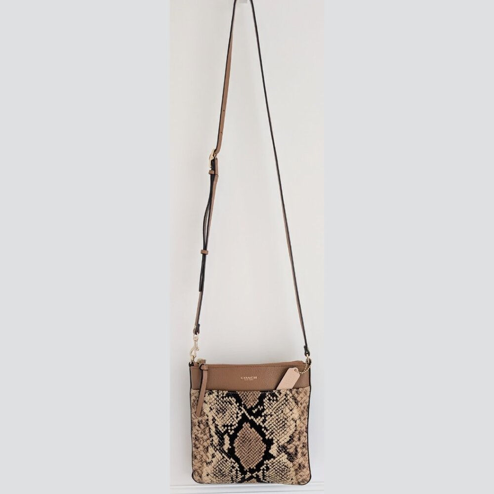 Gently Used Coach Madison Python Printed North/We… - image 5
